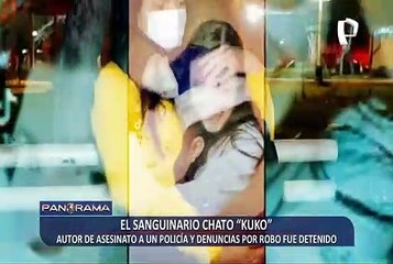 Sanguinario ‘Chato Kuko’ es detenido y presenta amplio prontuario delincuencial