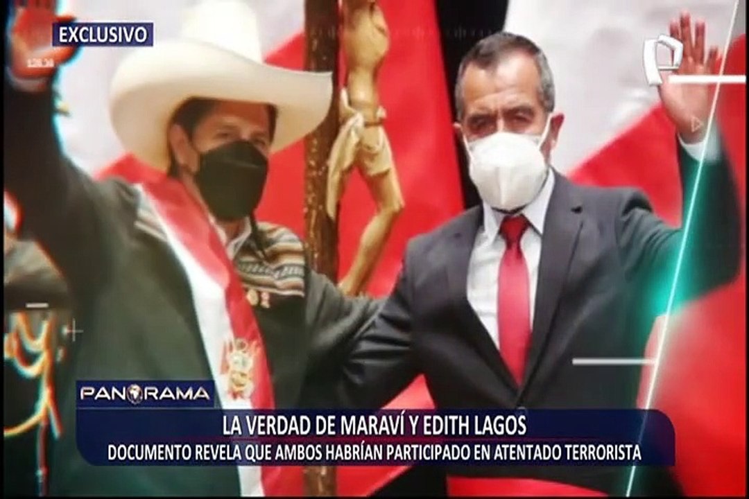 Ministro Maraví y Edith Lagos habrían participado en atentado terrorista