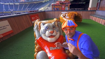 ⚾Blippi visita un estadio de beisbol⚾ | Compilación | Aprende con Blippi |   @Blippi Español ​