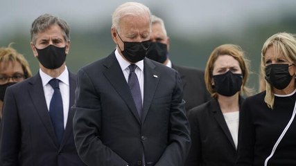 Joe Biden pays respects to US troops killed in Kabul bombing