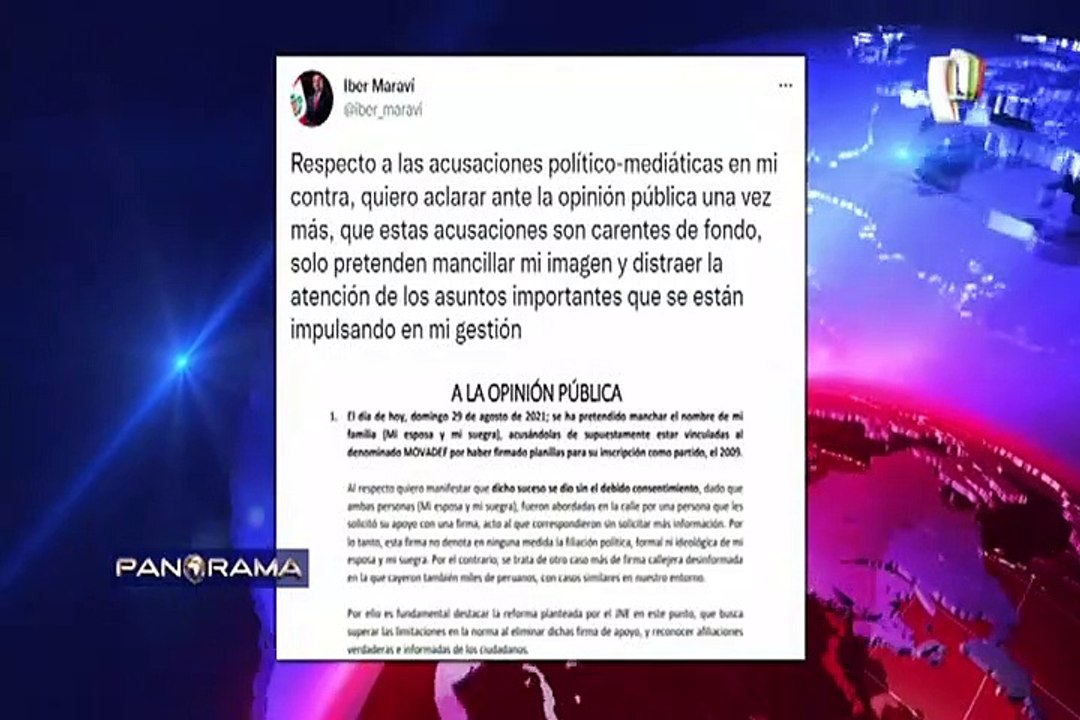 Ministro Maraví y Edith Lagos habrían participado en atentado terrorista