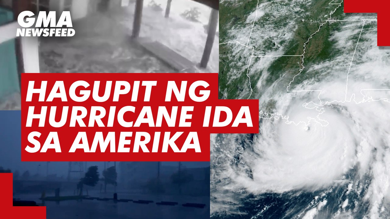 Hagupit ng Hurricane Ida sa Amerika | GMA News...