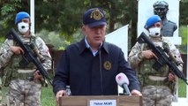 Milli Savunma Bakanı Akar ve TSK komuta kademesi Yunanistan sınırında