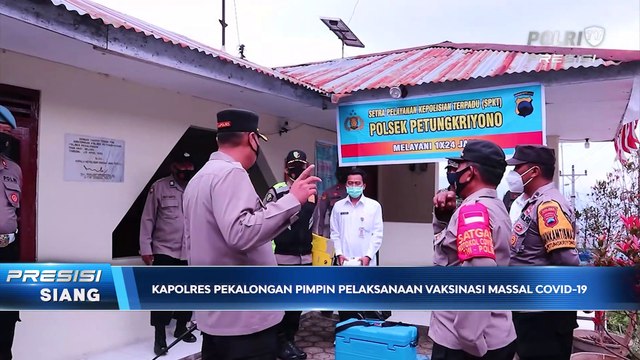 Terjun Langsung Ke Daerah Pelosok, Kapolres Pekalongan Pimpin Langsung Vaksinasi