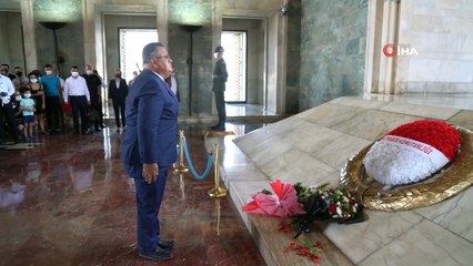 Başkan Yılmaz’dan Anıtkabir ziyareti