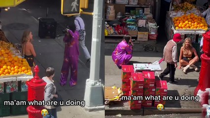 ''Out of Touch' Influencer Holds Photoshoot in Chinatown *≈2.5 Million Views* '