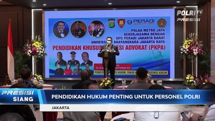 Polda Metro Jaya Gandeng Dpc Peradi Dan Universitas Bhayangkara Jakarta Raya Gelar PKPA