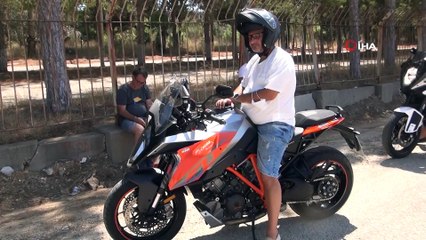 Türkiye’nin güvenilir bir ülke olduğunu ispatlamak için Almanya’dan motosikletleri ile geldiler