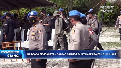 Pembaretan Tim Garuda Bhayangkara FPU 3 MINUSCA