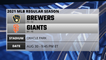 Brewers @ Giants Game Preview for AUG 30 -  9:45 PM ET