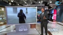 El huracán 'IDA' casi engulle a este reportero  intrépido de 67 años de la NBC