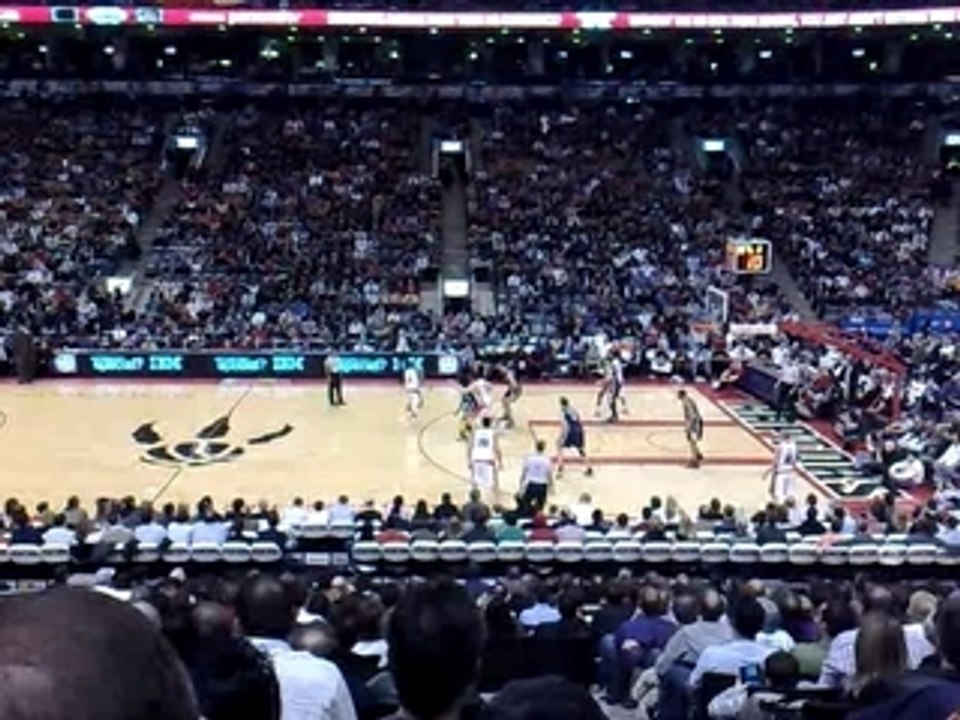 Das waren dann die besseren Plätze bei Raptors vs. Pacers