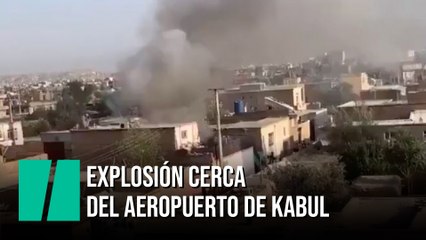 Un cohete impacta en un edificio de Kabul cercano al aeropuerto