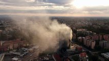 Milano, grattacielo in fiamme: le immagini dal drone il giorno dopo