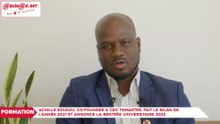 Achille Koukou, Co-Founder & CEO TGMASTER, fait le bilan de l’année 2021 et annonce la rentrée universitaire 2022