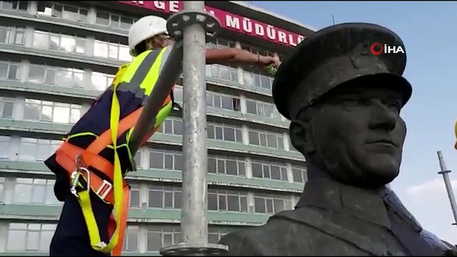 Ulus Atatürk Anıtı restore edildi