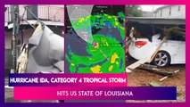 Hurricane Ida, Category 4 Tropical Storm Hits US State Of Louisiana, Day After Hurricane Katrina Anniversary