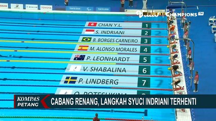Syuci Indriani Gagal ke Final Renang  Paralimpiade Tokyo 2020