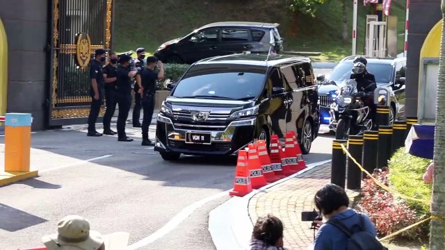 Cabinet ministers leave Istana Negara after swearing-in ceremony