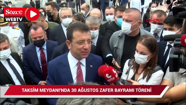 Taksim’de 30 Ağustos Zafer Bayramı töreni
