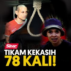 Tikam kekasih 78 kali!