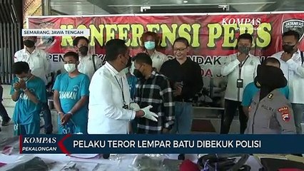 Pelaku Aksi Teror Lempar Batu DIbekuk Polisi