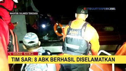 Kapal Tenggelam Saat Menuju Wakatobi, 8 ABK Selamat