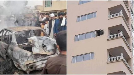 Exclusive photos of Kabul Airport after failed rocket attack