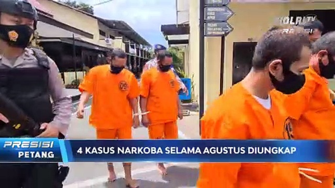 Polres Blitar Kota Ungkap 4 Kasus Tindak Pidana Narkoba, 5 Tersangka Ditangkap