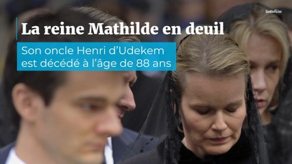 La reine Mathilde endeuillée: son oncle Henri d’Udekem d’Acoz est décédé à l’âge de 88 ans