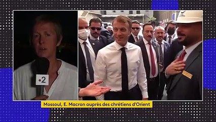 Irak : Emmanuel Macron achève son déplacement