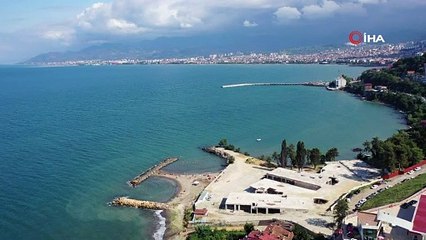 Ordu’da gökdelenin yıkıldığı kumsal halka açıldı