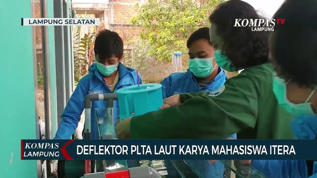 Pembangkit Listrik Tenaga Arus Laut Karya Mahasiswa ITERA