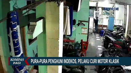 Pura-pura Sebagai Penghuni Indekos, Motor Klasik Raib dalam Hitungan Menit!