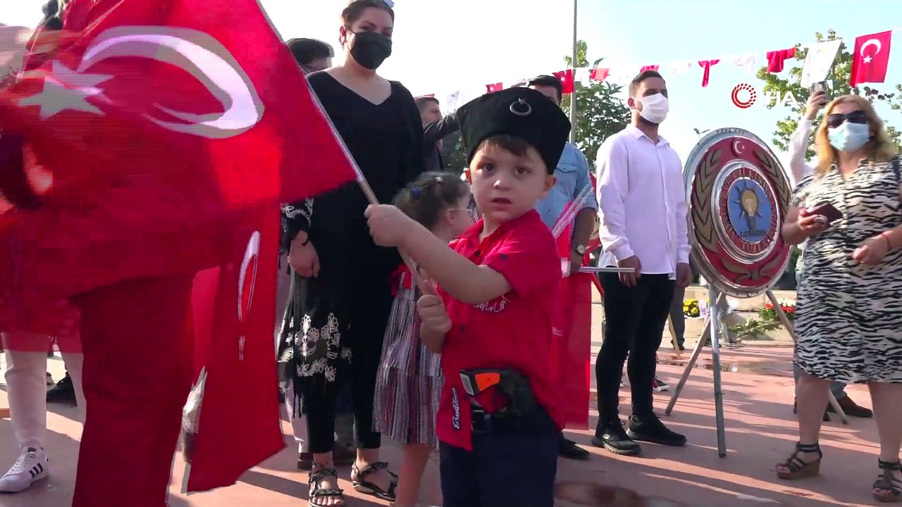 Tuzla’da 30 Ağustos Zafer Bayramı dolayısıyla çelenk sunma töreni düzenlendi