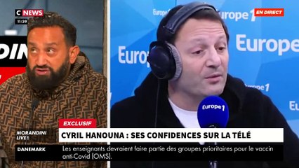 Cyril Hanouna évoque en direct dans "Morandini Live" ses relations avec Arthur: "Il fait du buzz sur moi"