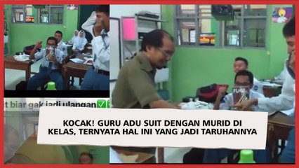 Kocak! Guru Adu Suit dengan Murid di Kelas, Ternyata Hal Ini yang Jadi Taruhannya