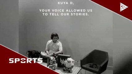 'Lon', nagpaabot ng mensahe sa namayapang partner na si 'Kuya D' #PTVSports