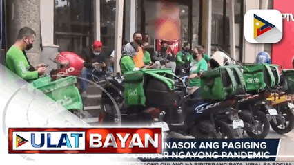 Delivery food riders na itinuturing na frontliners, binigyang pagkilala ngayong National Heroes Day