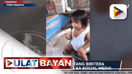 2-anyos na batang biritera sa Palawan, nag-viral