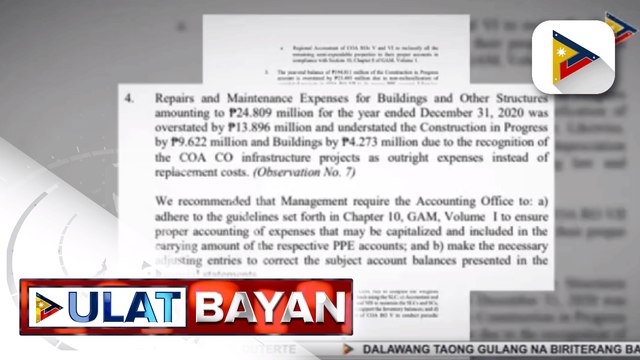 2020 annual audit report ng COA, inilabas