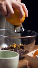 Crema de chocolate y naranja