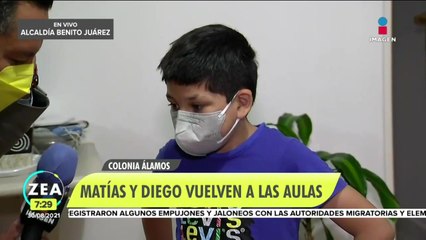 Télécharger la video: Así se preparan Matías y Diego para el regreso a clases presenciales