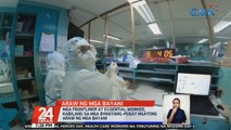 Mga frontliner at essential worker, kabilang sa mga binigyang-pugay ngayong Araw ng mga Bayani | 24 Oras