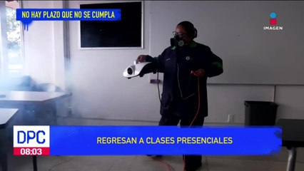 Primer día del regreso a clases en la Ciudad de México