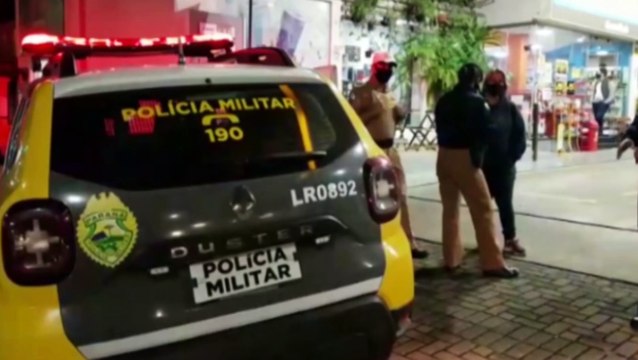 PM agredido durante ocorrência no Centro precisou receber pontos no rosto