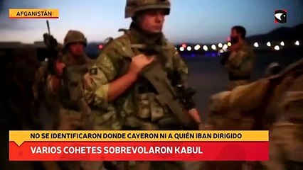 Varios cohetes sobrevolaron Kabul