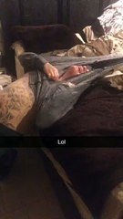 Protective Pup Pulls at Husband's Hoodie