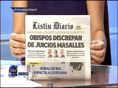 #ElDia / Lo que dice Monseñor Víctor Masalles, obispo de Peravia, la iglesia católica dominicana tiene actualmente un vacío de liderazgo / 30 de agosto 2021