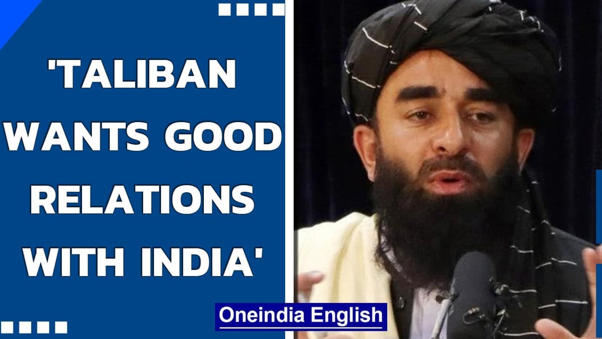 Taliban Spokesperson Zabihullah Mujahid Says They Are Not A Threat To India Oneindia News Video Dailymotion